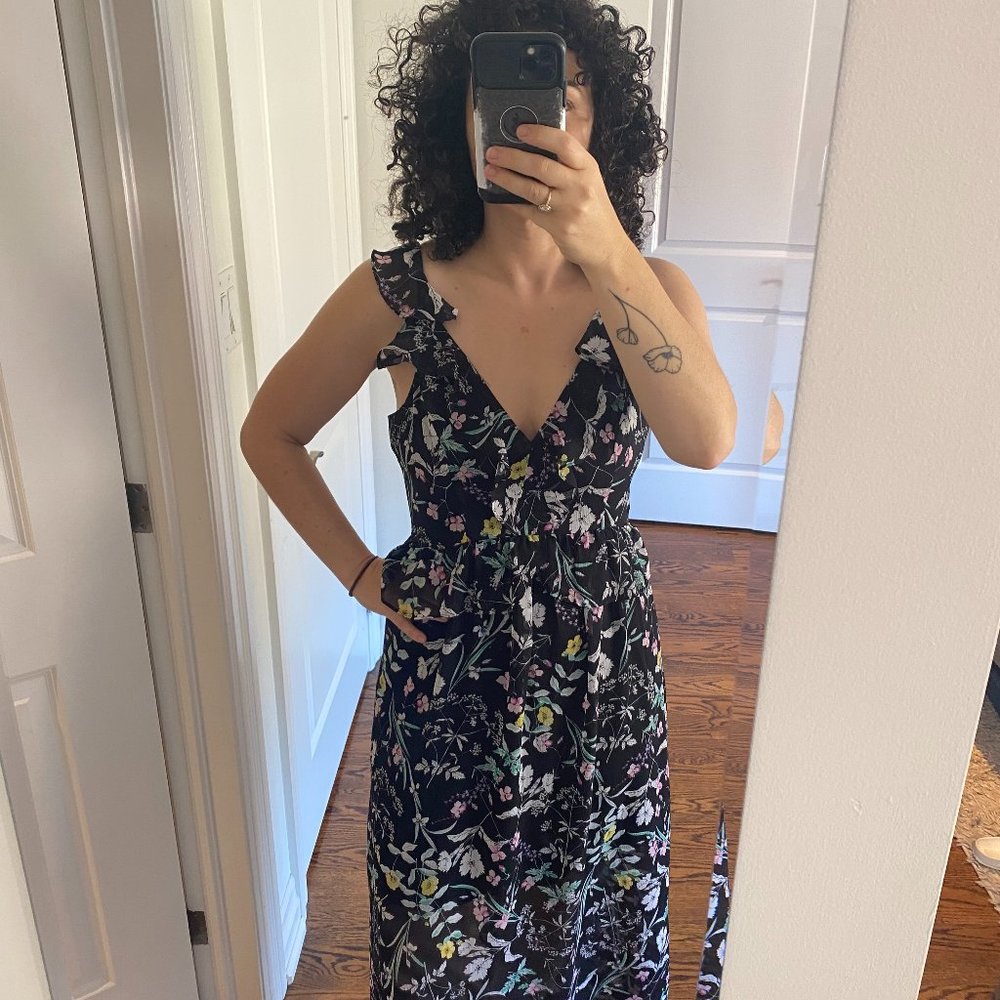 BCBG Generation Floral maxi dress